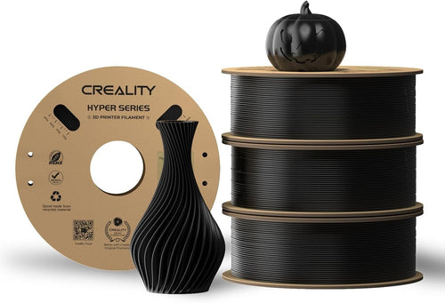 Hyper PLA Filament 4KG High Speed 600mm/s Black 1.75mm ±0.03mm
