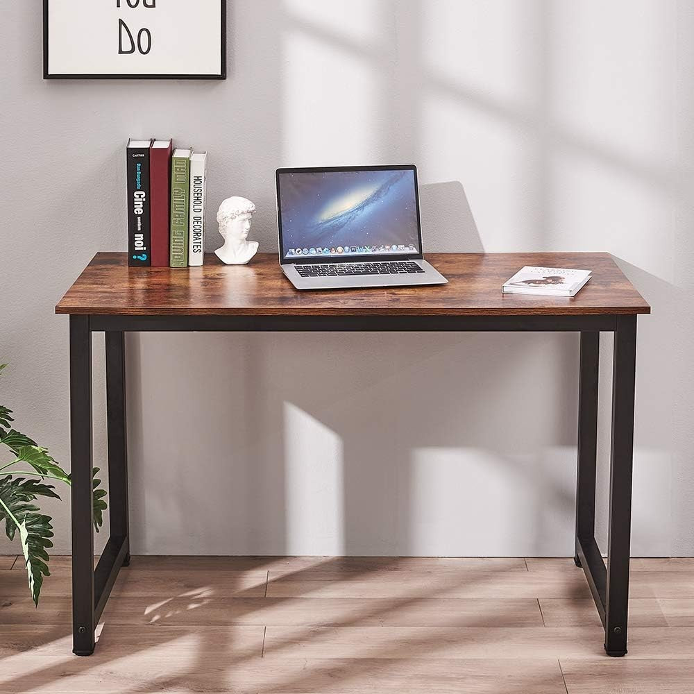 Computer Desk 120cm Rustic Home Office Study Table PC Laptop Workstation