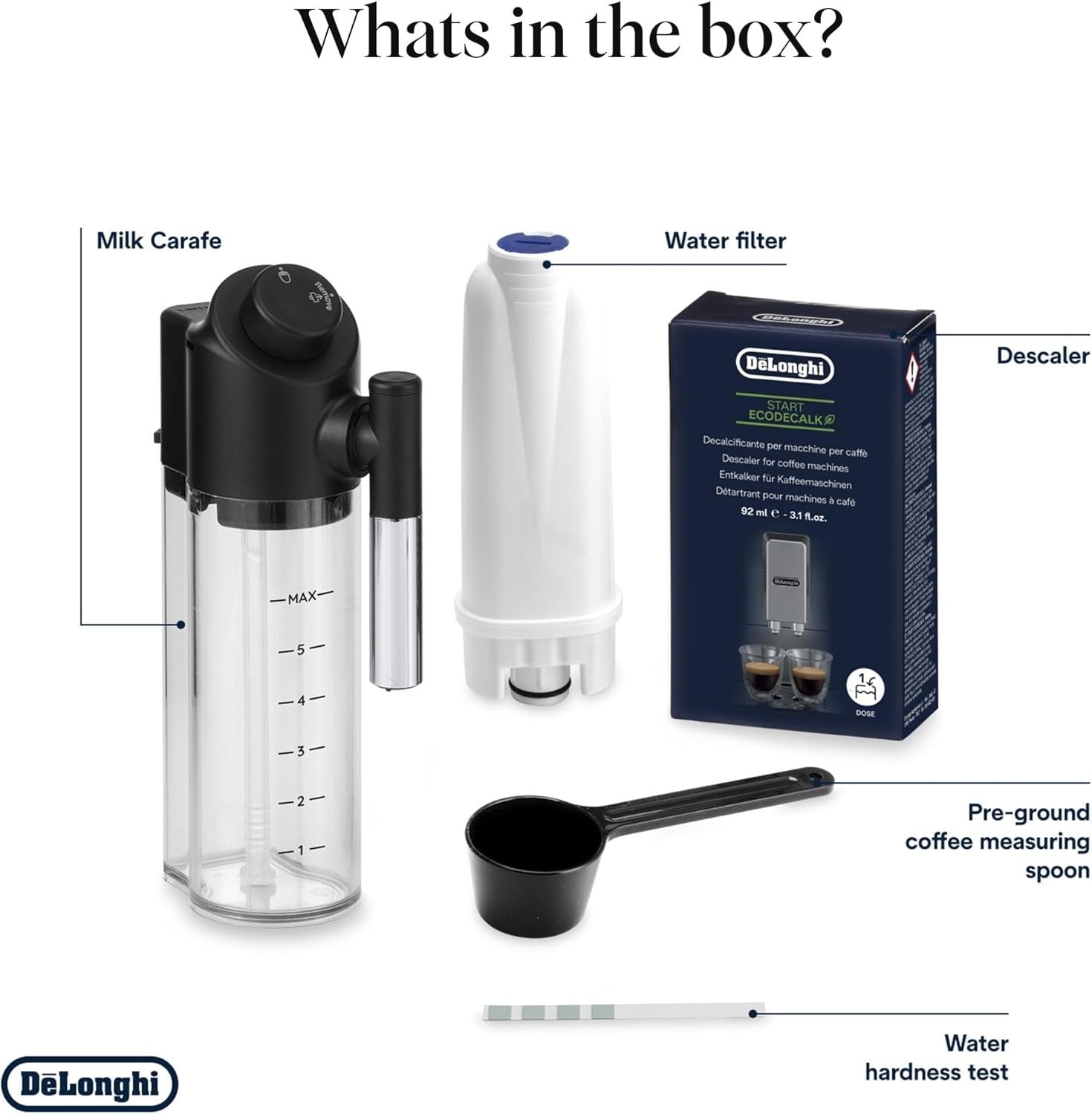 Automatic Bean-to-Cup Coffee Machine Milk Frother Touch Display 1.9L 1450W