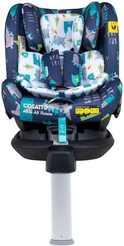 360° Swivel Spin Car Seat ISOFIX i-Size 0–12 Years 0–36kg All Stages