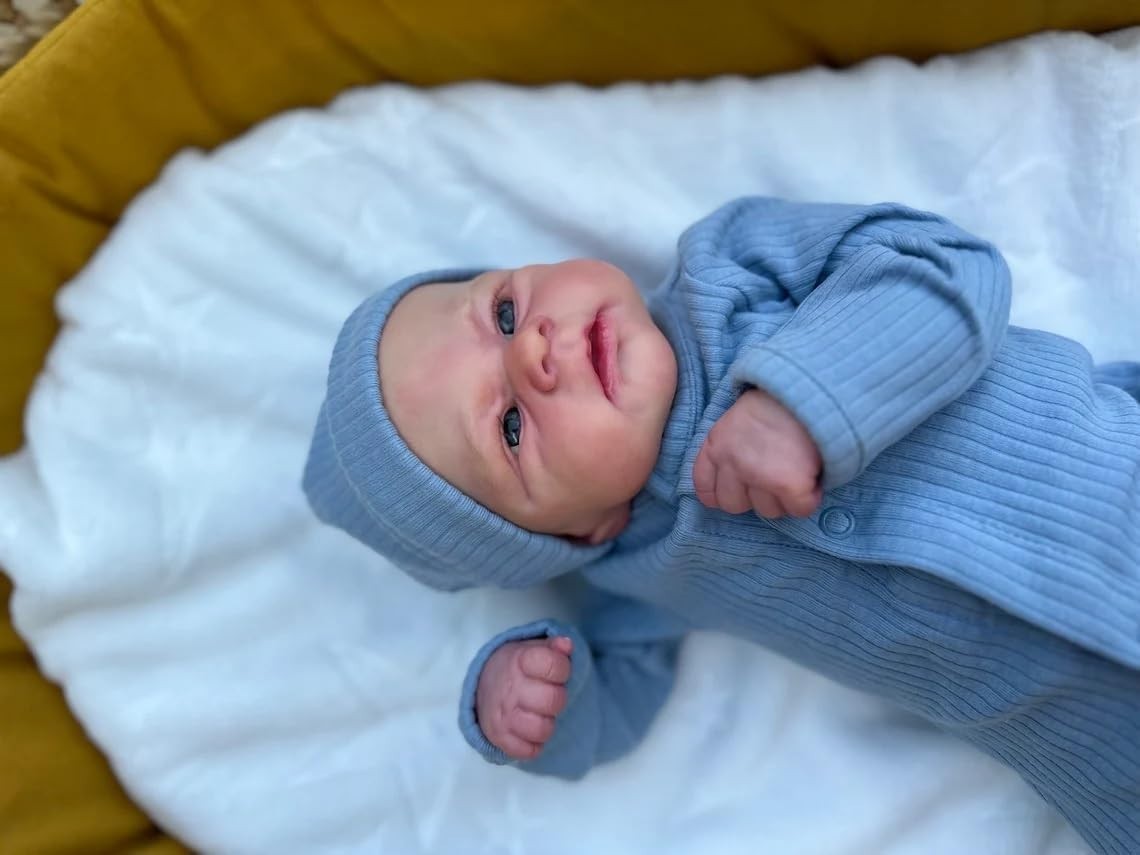 18in Reborn Baby Doll Boy Full Body Silicone Realistic Newborn Gift