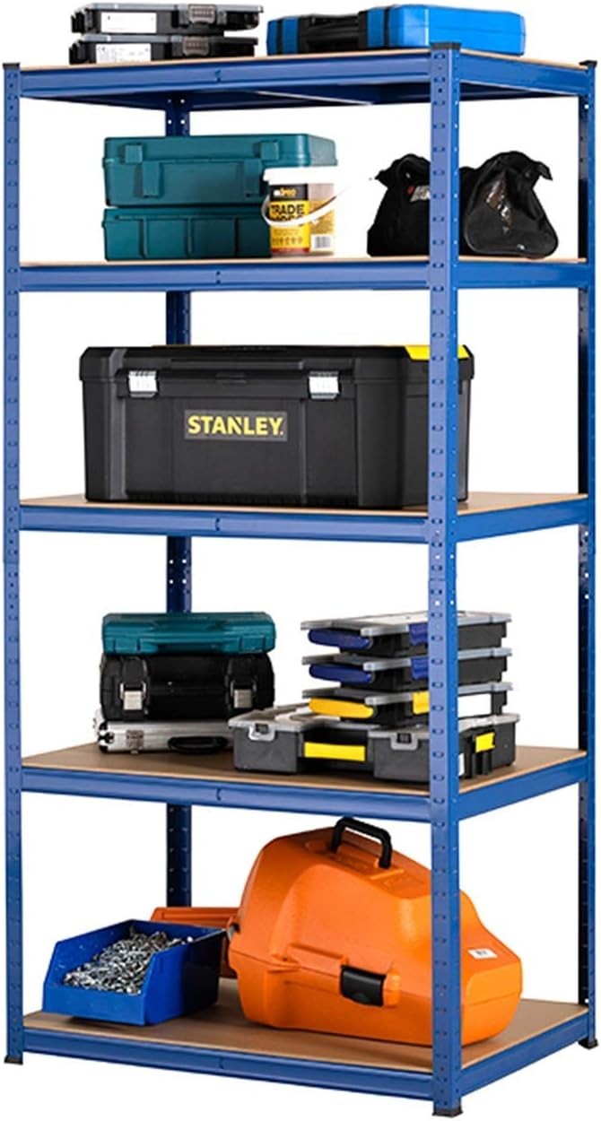 Garage Starter Kit 2 Shelving Bays + Workbench Heavy Duty 1800x1200x450mm