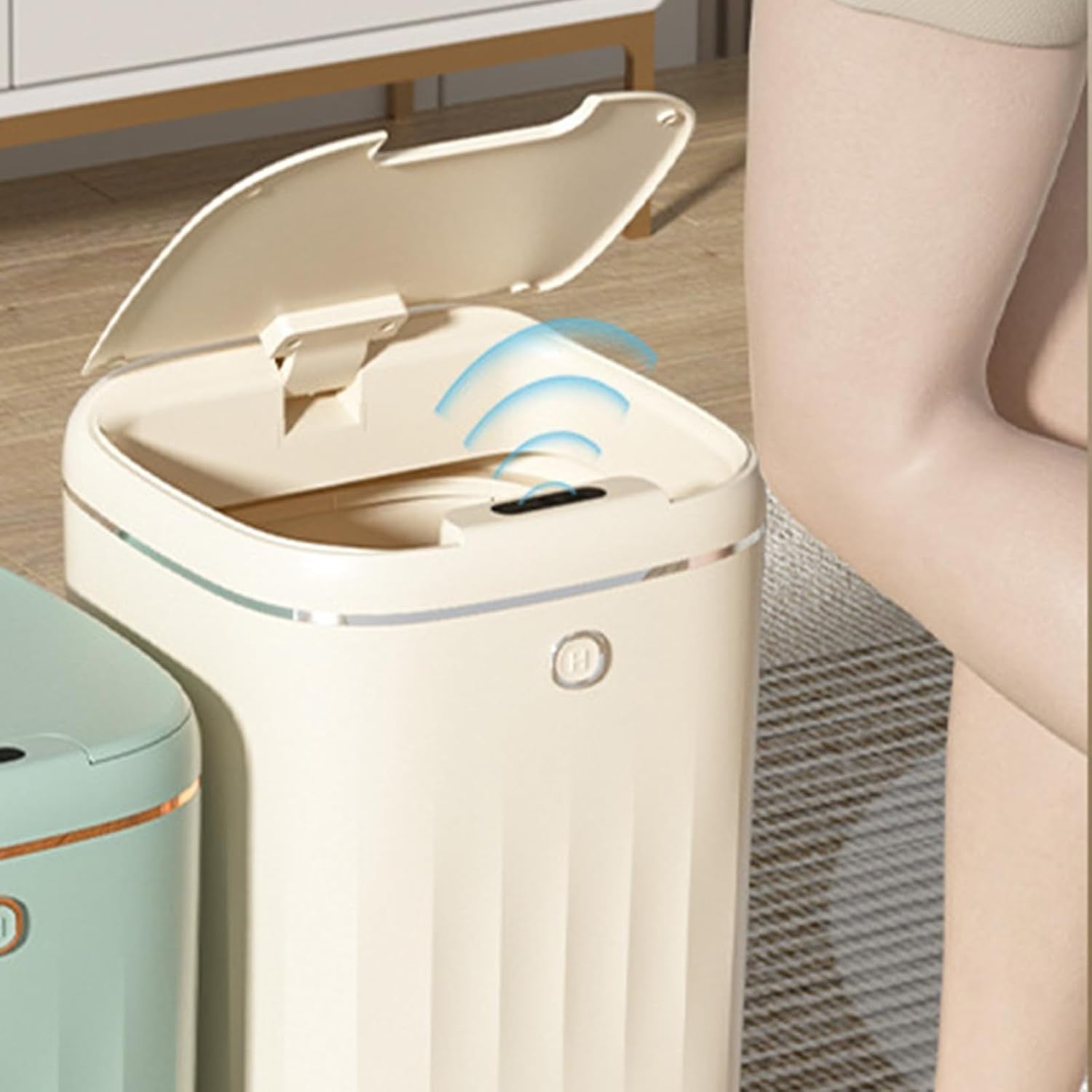 20L Touchless Sensor Trash Can Automatic Bathroom Kitchen Bin