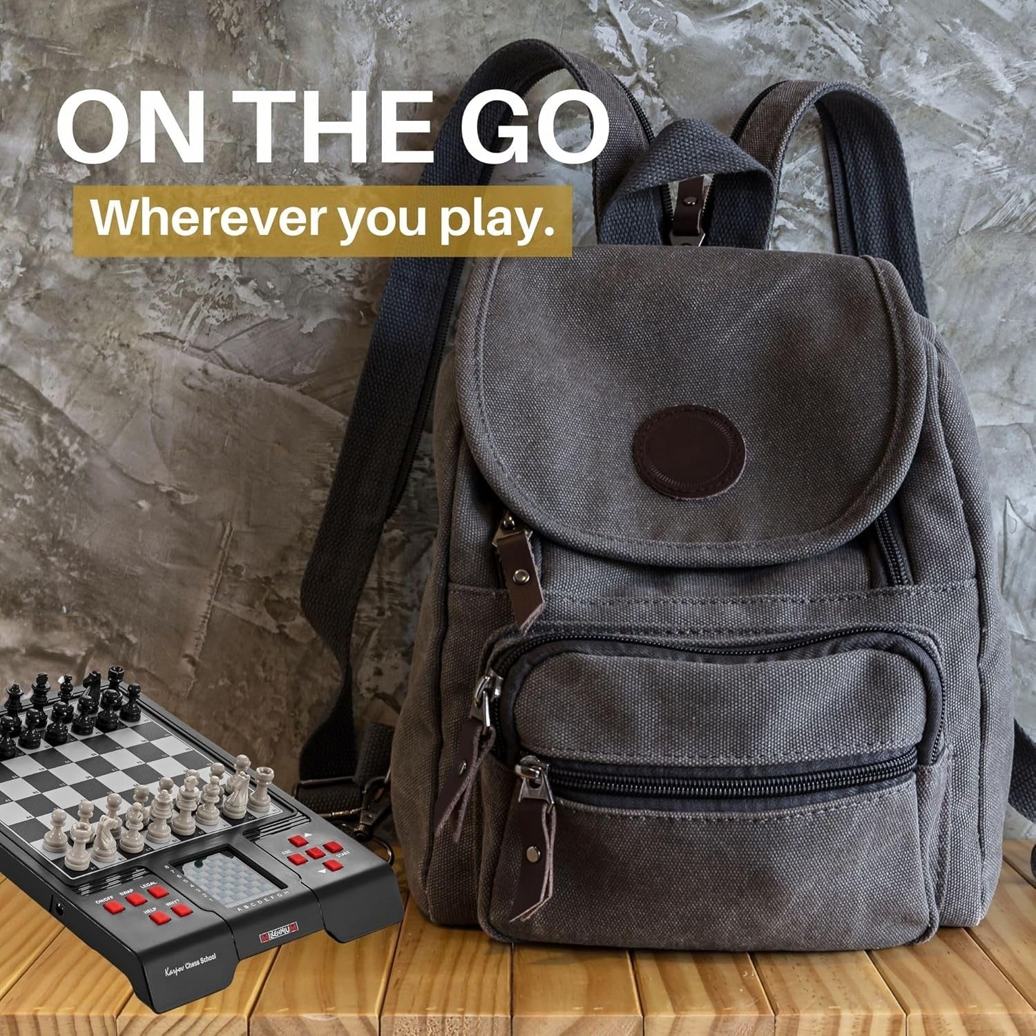 Electronic Chess Trainer Board with Interactive Lessons & Voice Coaching