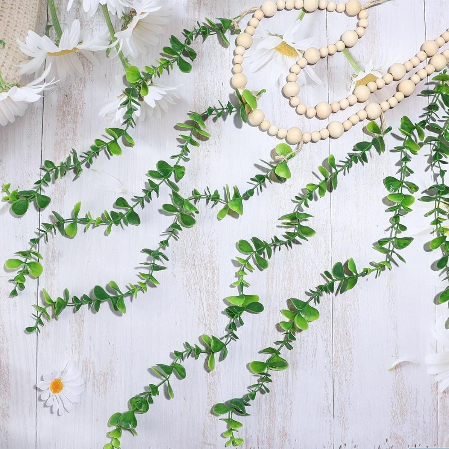 Boho Macrame Photo Display Wall Hanging with 20 Clips