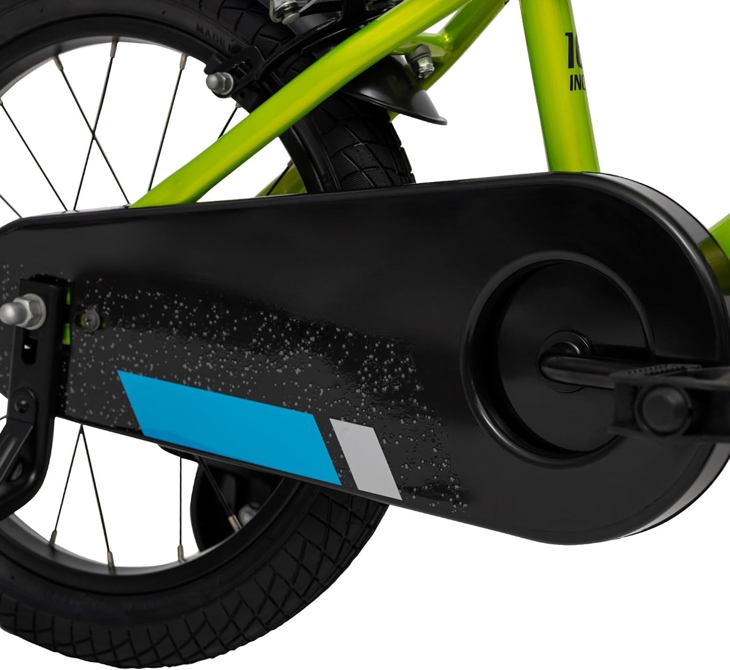 16 Inch Kids Bike with Stabilisers Caliper Brakes Green Age 5-7