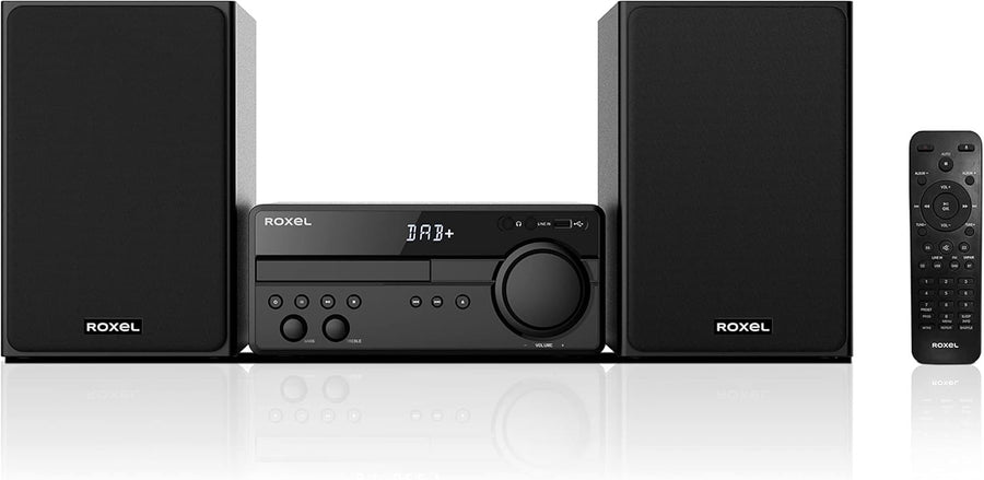 100W HiFi Stereo System | CD Player Bluetooth USB AUX DAB/FM Radio | Remote