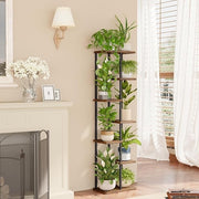 7 Tier Tall Metal Plant Stand Indoor Outdoor Corner Shelf Display Rack