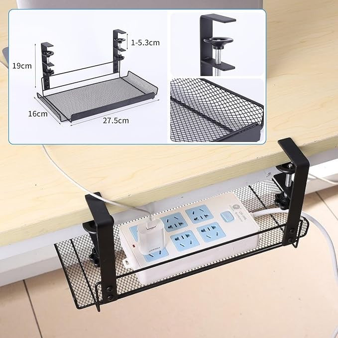 Adjustable Overbed Laptop Table White with Wheels Split Tilting Bedside Desk