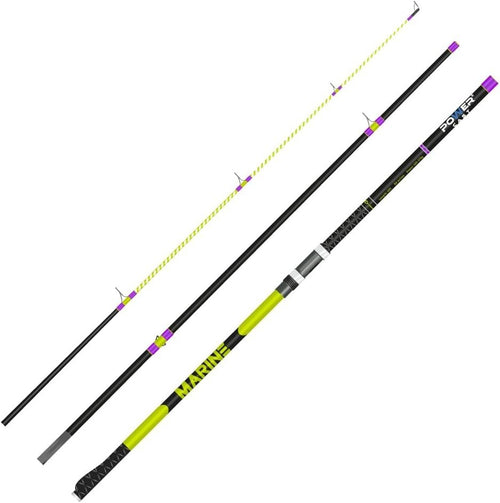 Saltwater Surf & Beach Fishing Rod 12ft Carbon/Glass 3-Piece – Bass, Cod