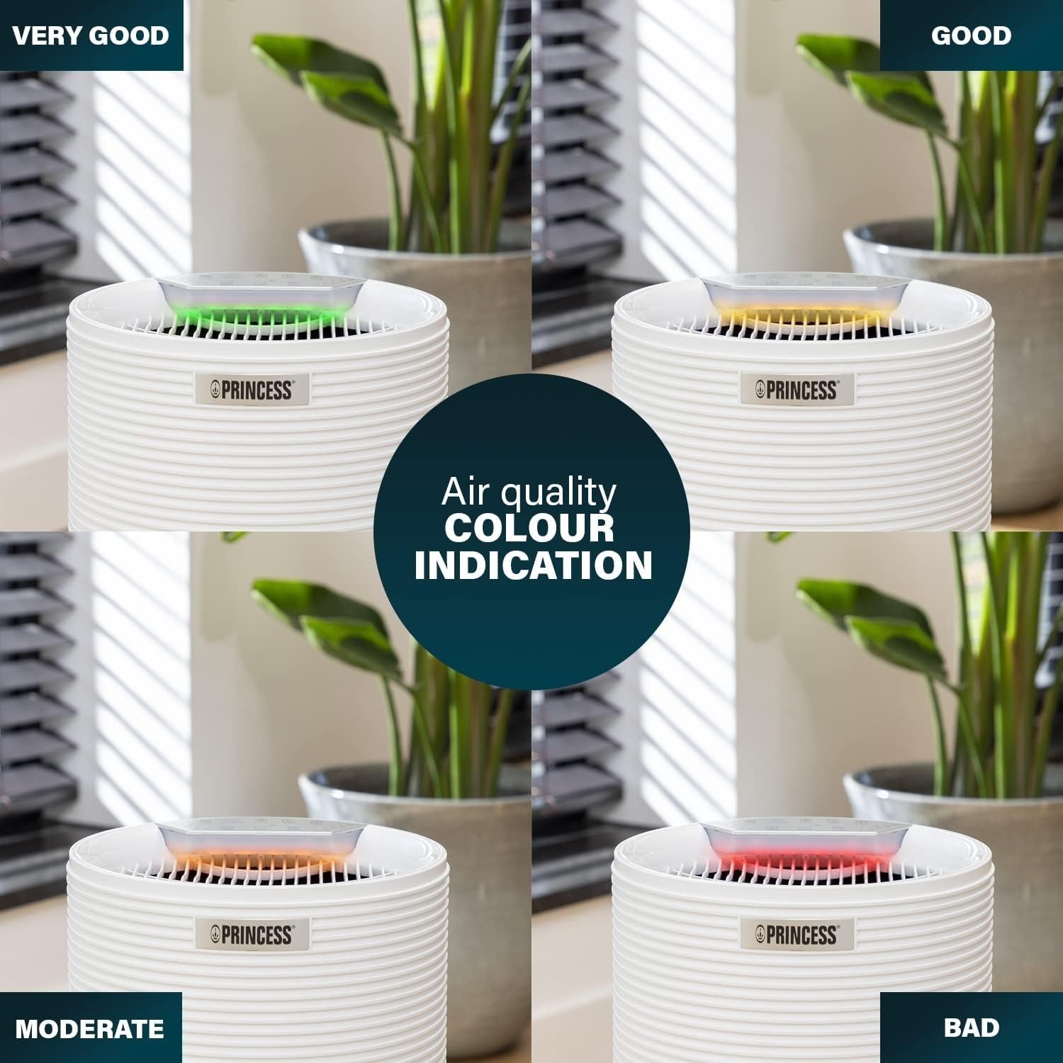 Smart Air Purifier H13 HEPA 99.97% Allergy Smoke Odour App Control