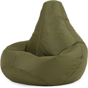 Kids Outdoor Bean Bag Chair Waterproof Gaming Seat – Green Indoor Use