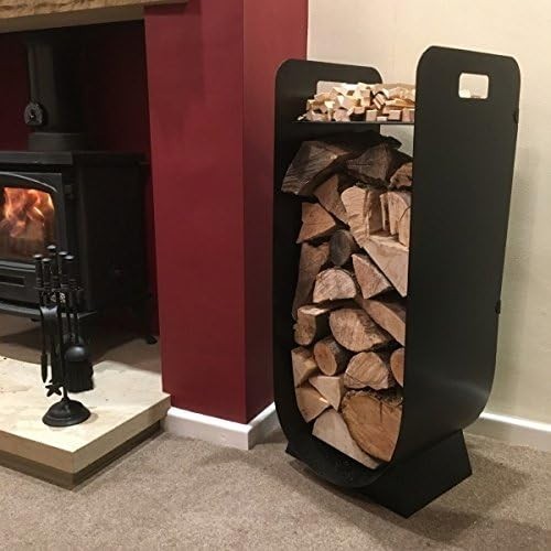 Ultra Steel Indoor Log Holder Basket – Stylish, Durable Firewood Storage