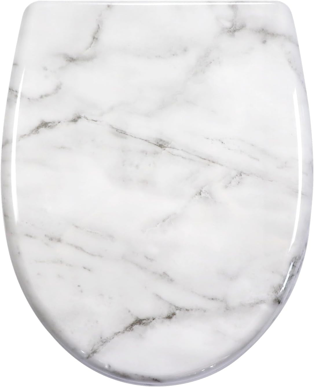 Soft Close Toilet Seat Duroplast Quick Release Top Fixing 45x37cm