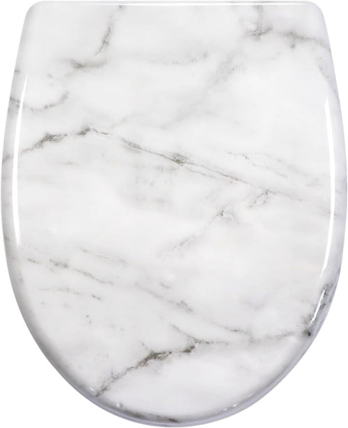Soft Close Toilet Seat Duroplast Quick Release Top Fixing 45x37cm