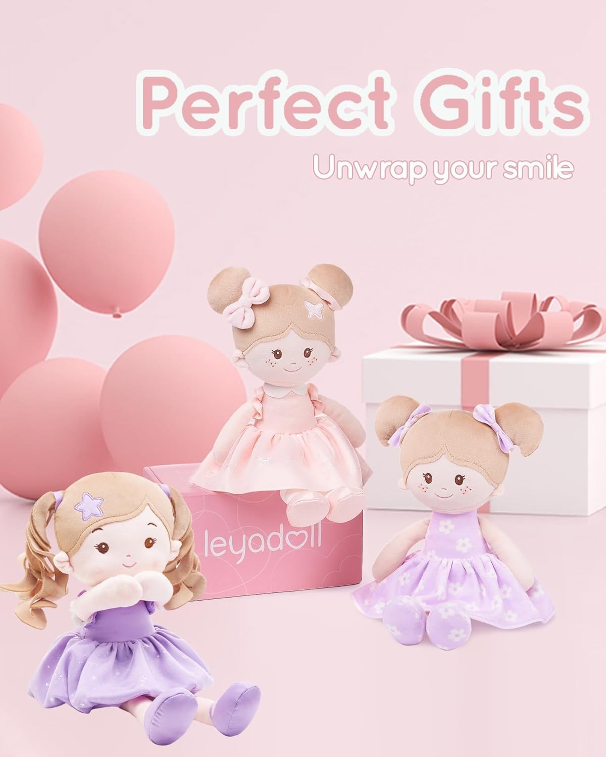16” Ultra Soft Plush Baby Doll Rag Friend for Toddlers Ages 1+