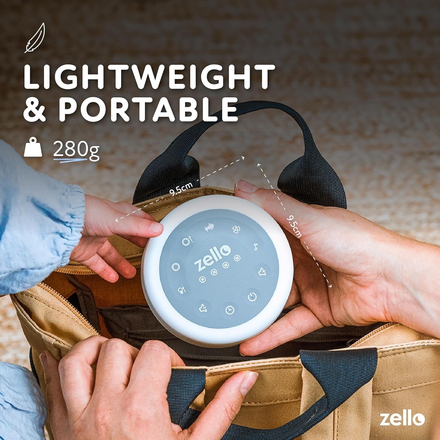 Iridescent Gem Noise Machine for Baby & Adult | 30 Soothing Sounds, Night Light