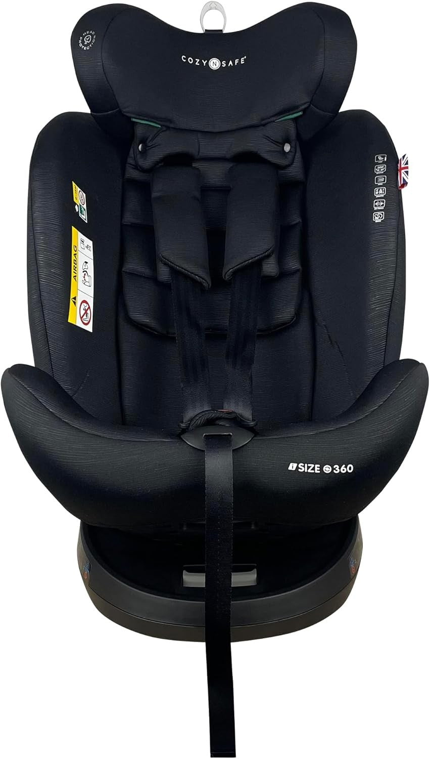 360° Spin i-Size Car Seat ISOFIX Birth–12 Years 40–150cm Impact