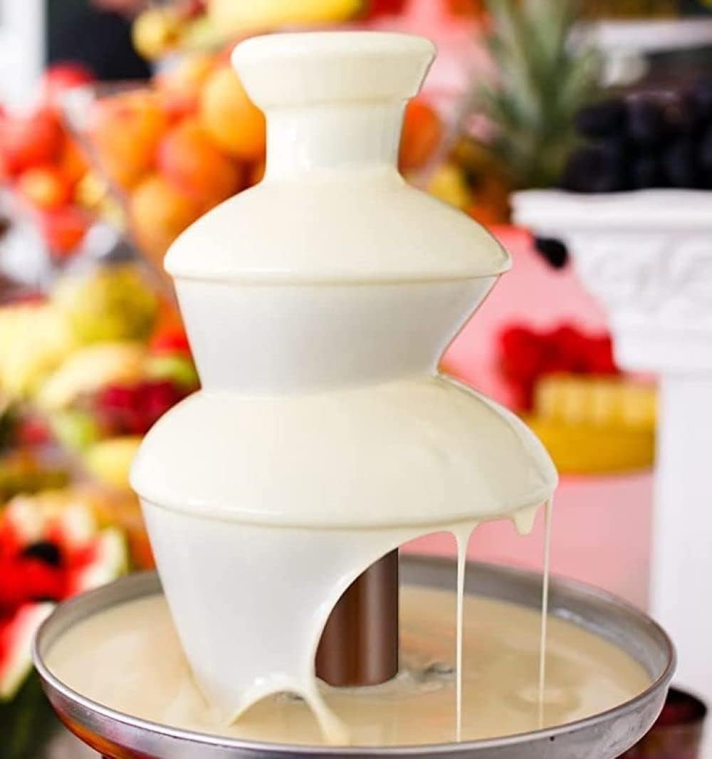 900ml Chocolate Fountain Machine 3 Tier Electric Fondue Stainless