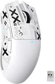 RGB Gaming Mouse 22K DPI 63g Tri-Mode 1000Hz White