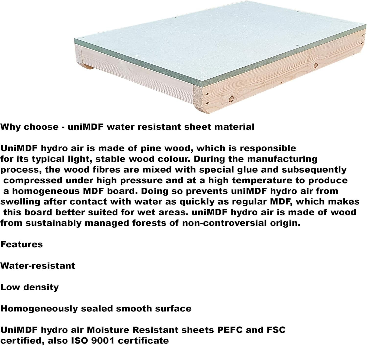 3ft Express Wooden Workbench – Water-Resistant UniMDF Top Heavy Duty DIY Table