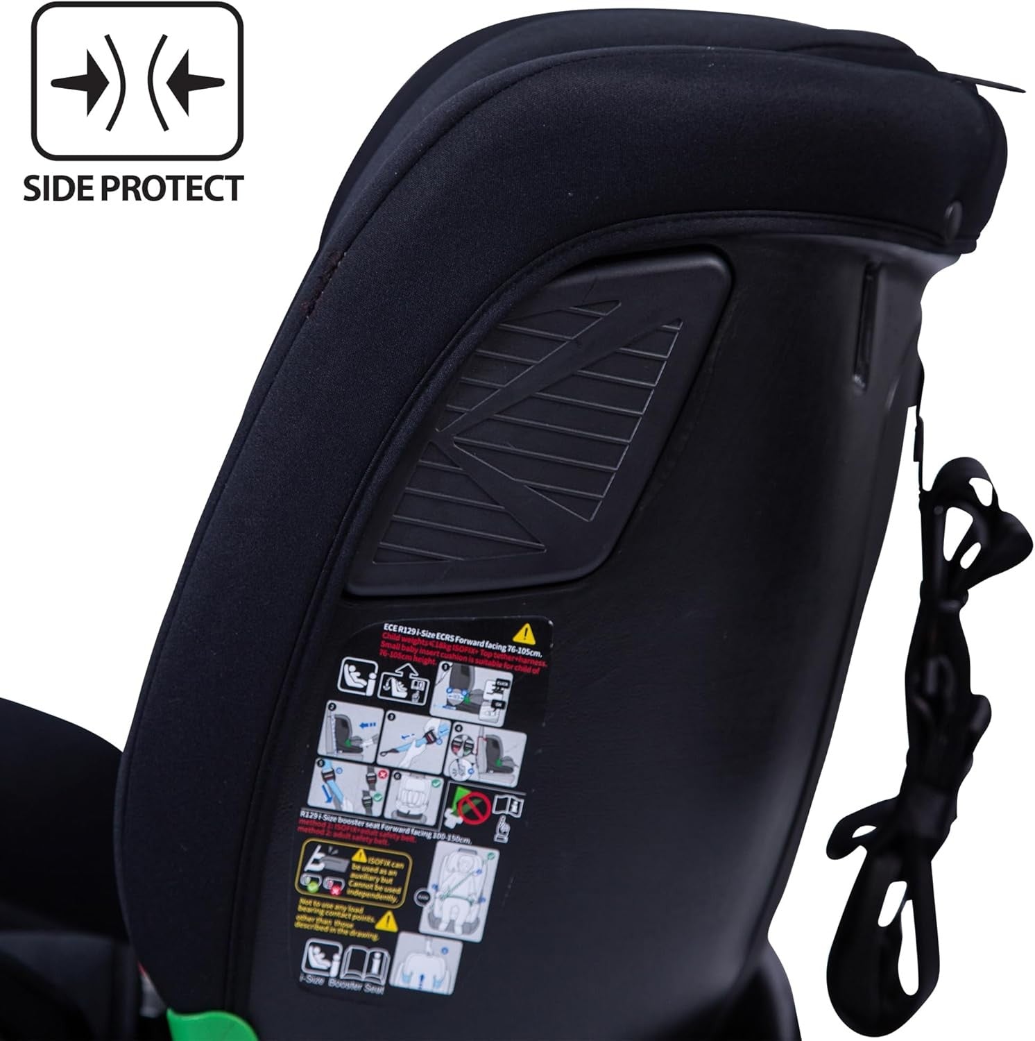 i-Size R129 Recline Car Seat 76–150cm ISOFIX Forward Facing Child Seat