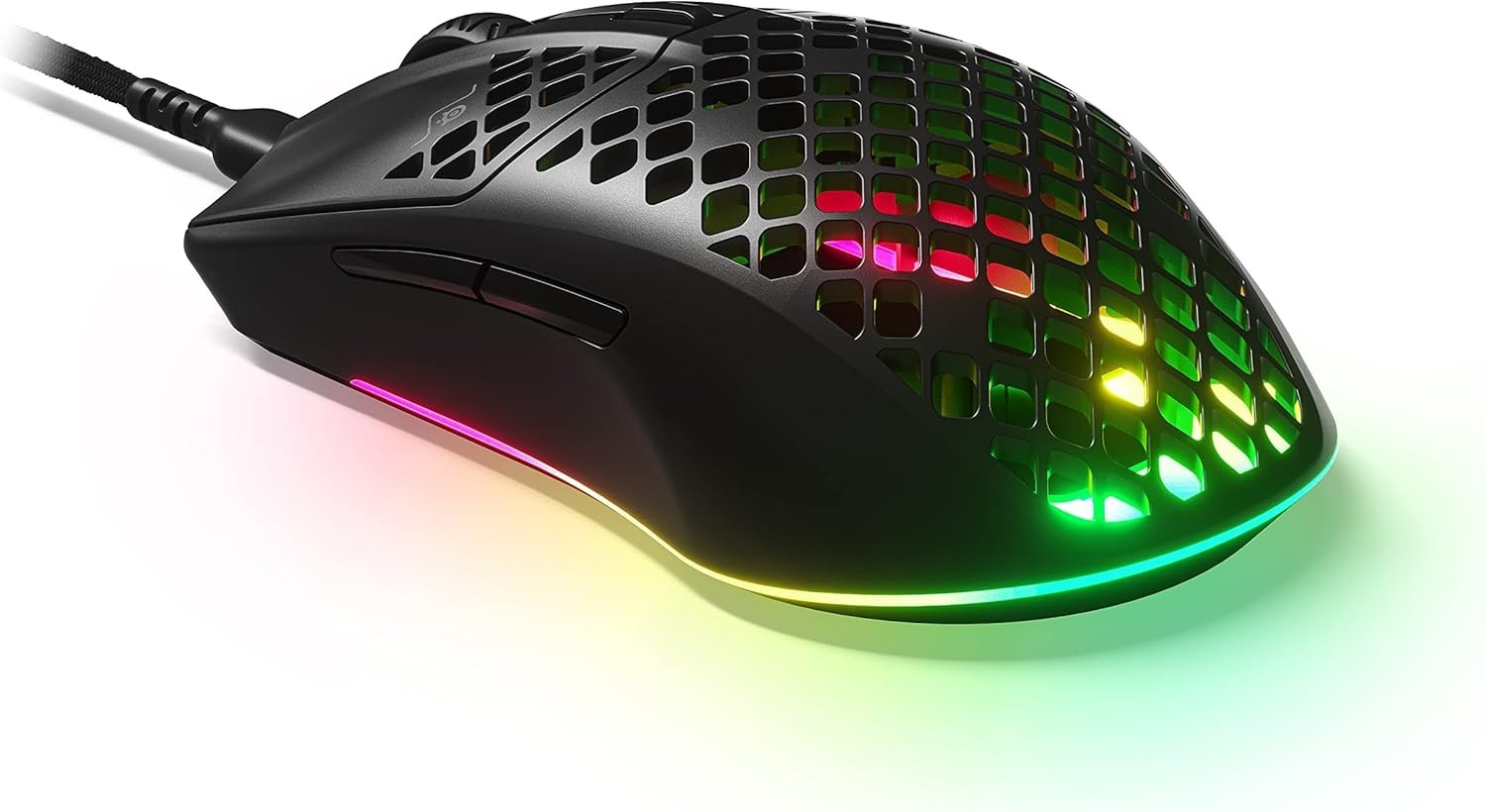 Wireless Gaming Mouse Ultra Lightweight RGB 18000 DPI Bluetooth 2.4G PC