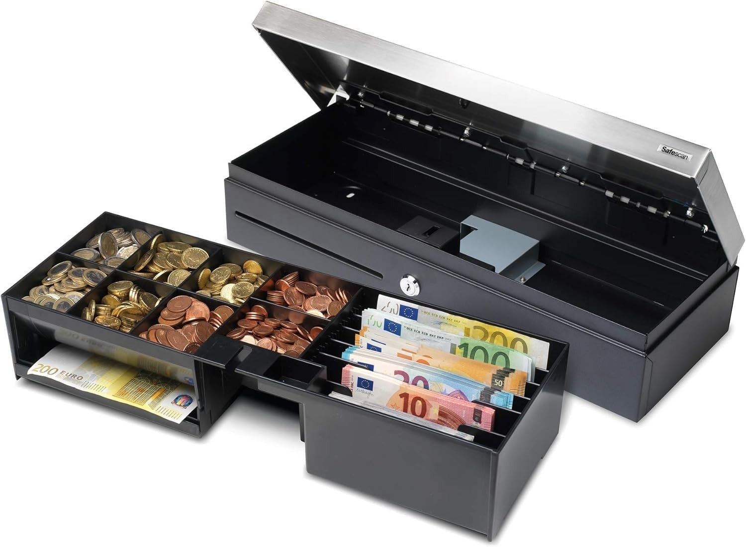 Locking Cash Drawer 6 Note 8 Coin Till POS Cash Register Tray