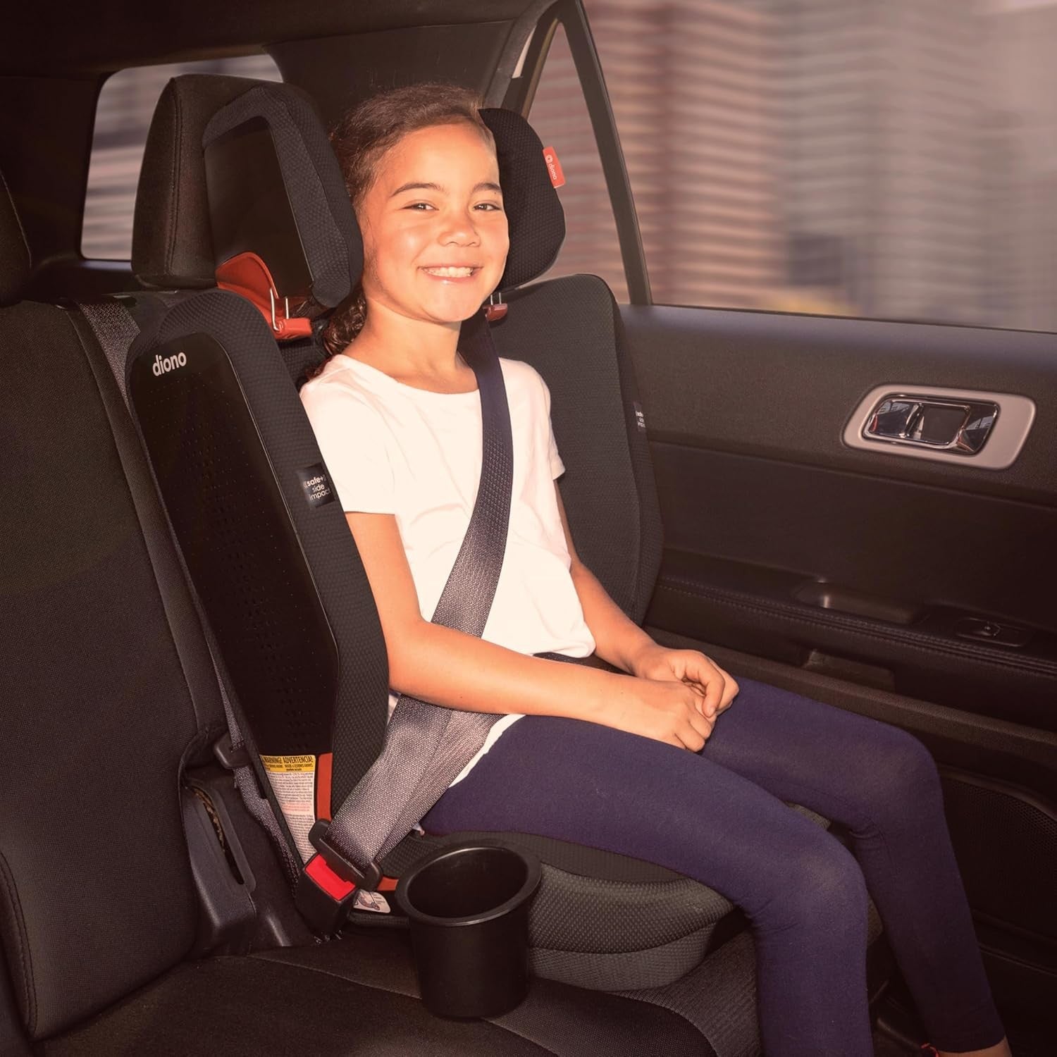i-Size High Back Booster Car ISOFIX Foldable Compact Travel
