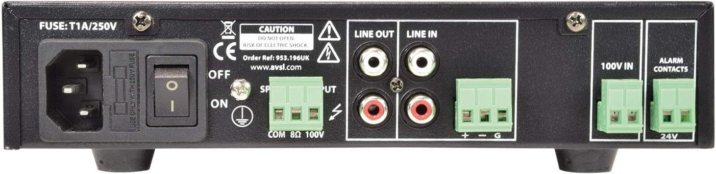 US Series 100V 60W Compact Slave Amplifier Rack-Mountable Audio