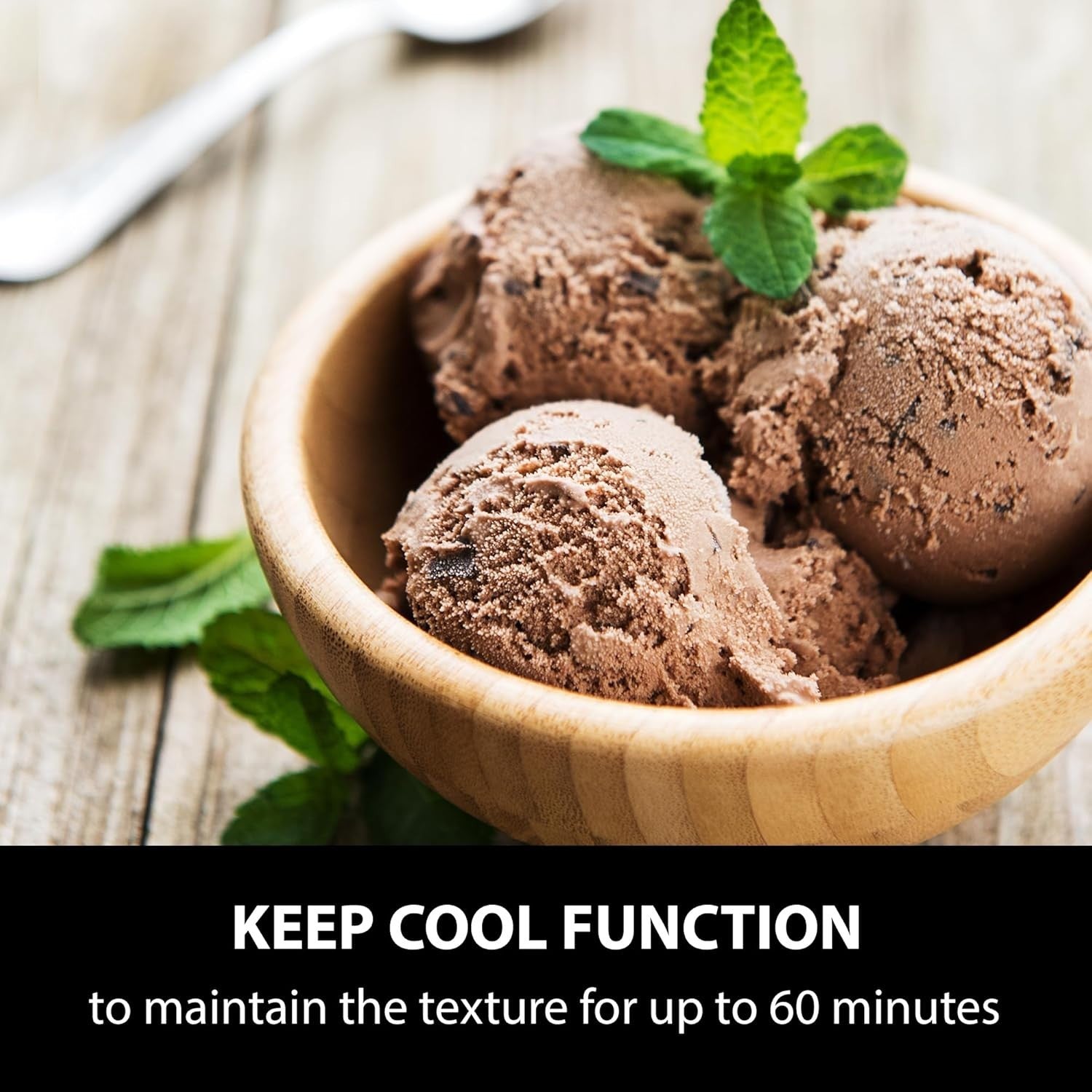 Ice Cream Maker With Compressor 2L No Pre Freeze Gelato Machine
