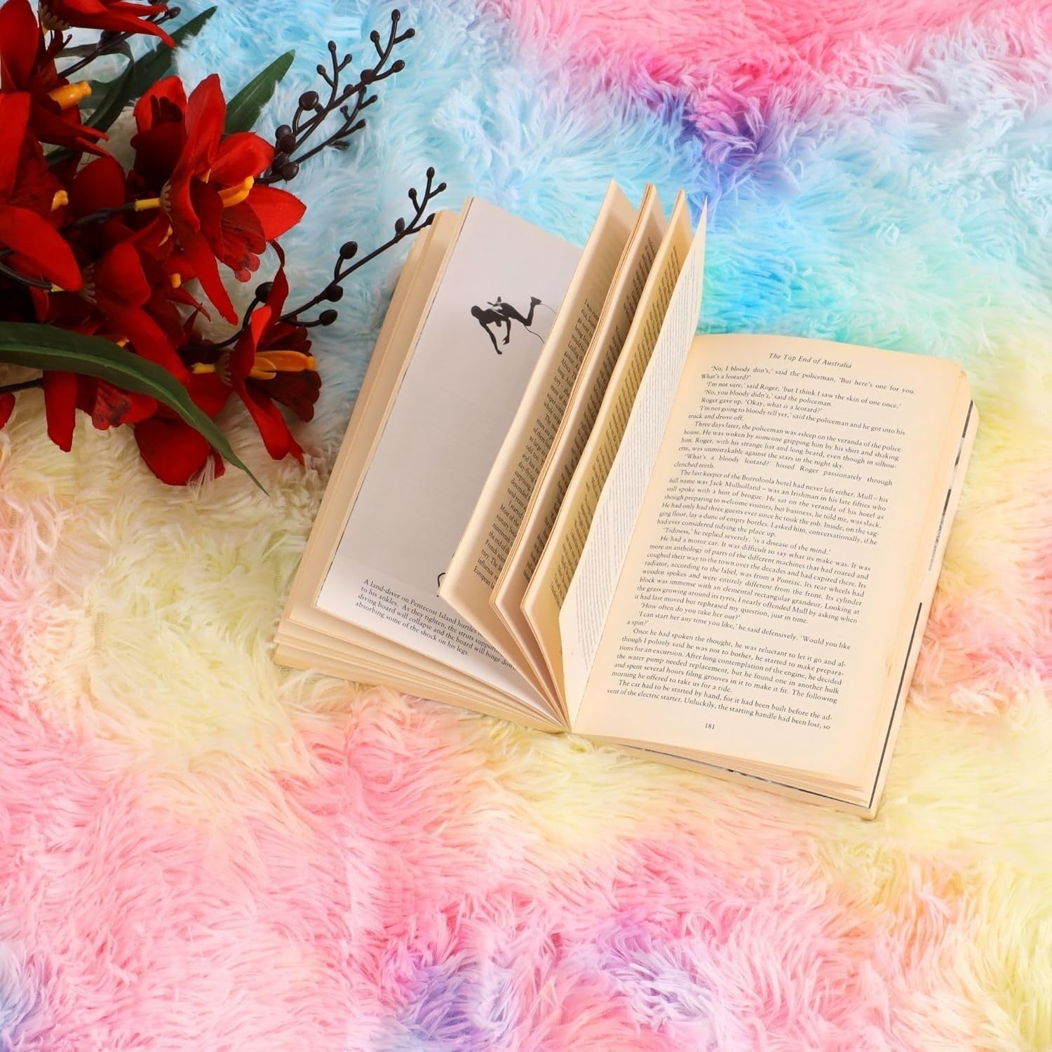 Rainbow Shaggy Rug 160x230cm Soft Fluffy Thick Large Non-Slip Carpet