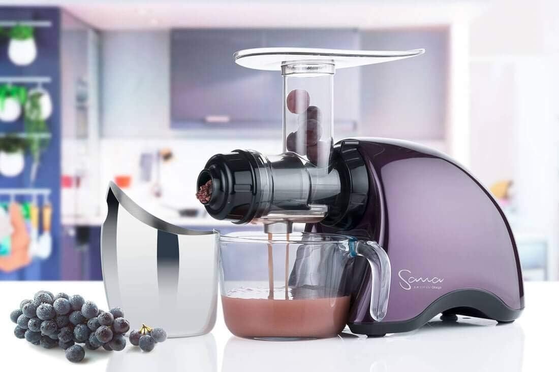 Cold Press Juicer Low RPM Nutrient Rich Easy Clean Multi Function 200W