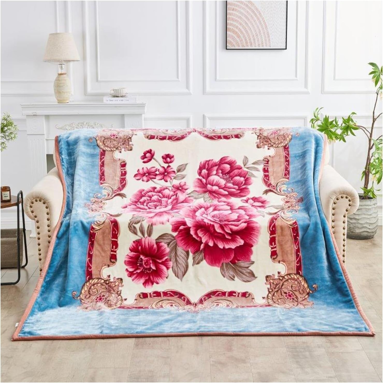 Rosy Delight 5kg Fleece Blanket 200x240cm King Size