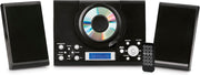 Compact Wall Mount CD Player Stereo System USB MP3 FM Radio Alarm Remote Control