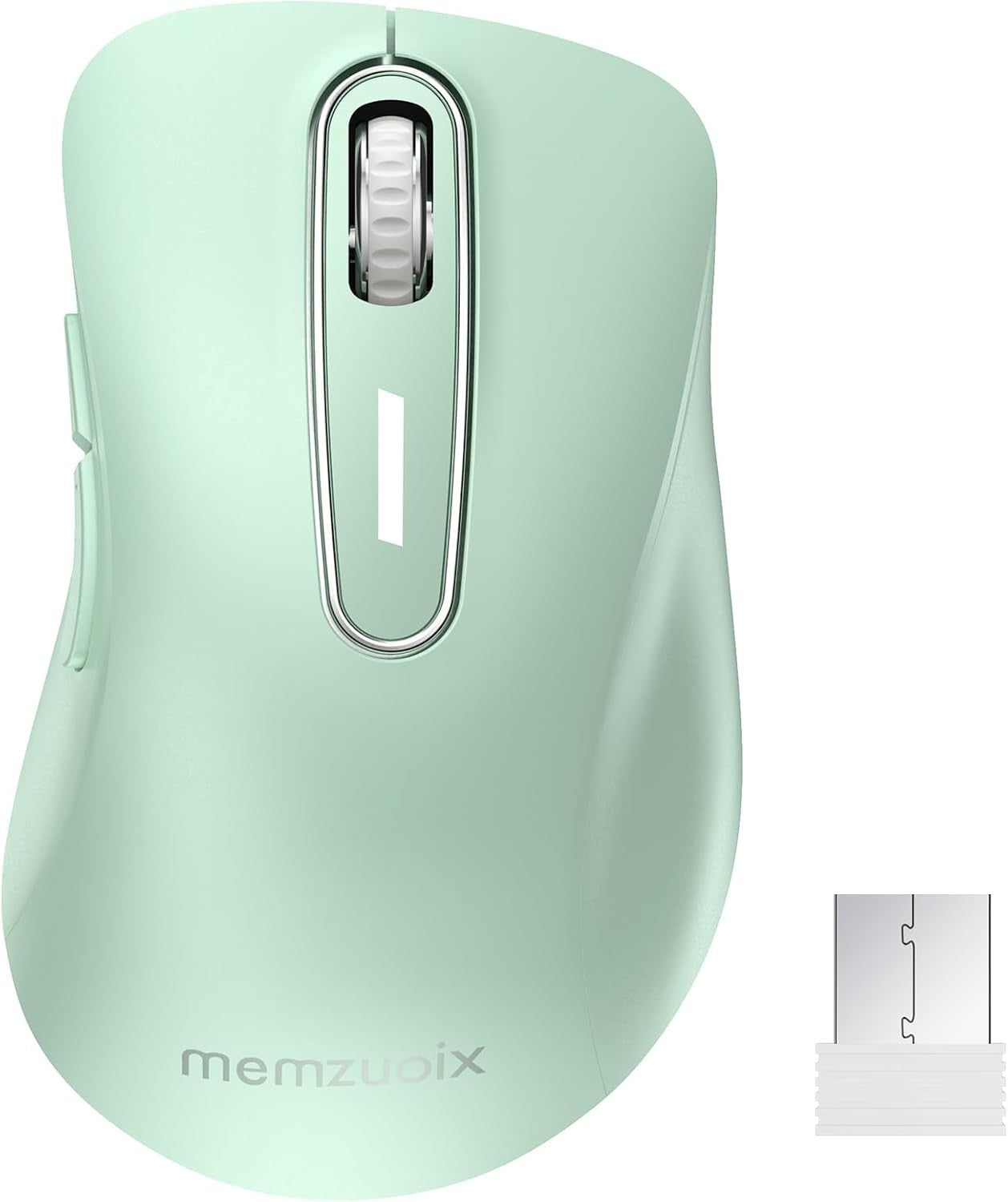 Mint Green Wireless Mouse 1400 DPI USB 2.4G 5 Button Laptop PC