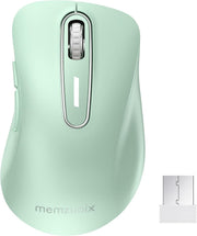 Mint Green Wireless Mouse 1400 DPI USB 2.4G 5 Button Laptop PC
