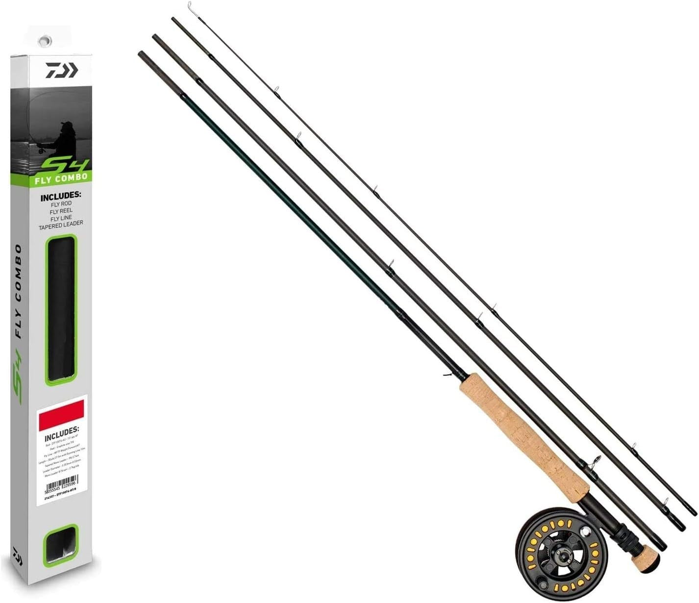 DAIWA S4 Fly Fishing Combo | 10' Rod, #7/8 Reel, Aluminium Graphite