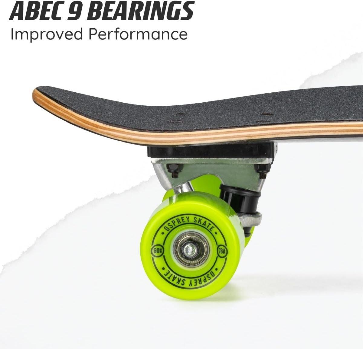 Cruiser Skateboard 27.5in Complete Maple Beginner Smooth Ride