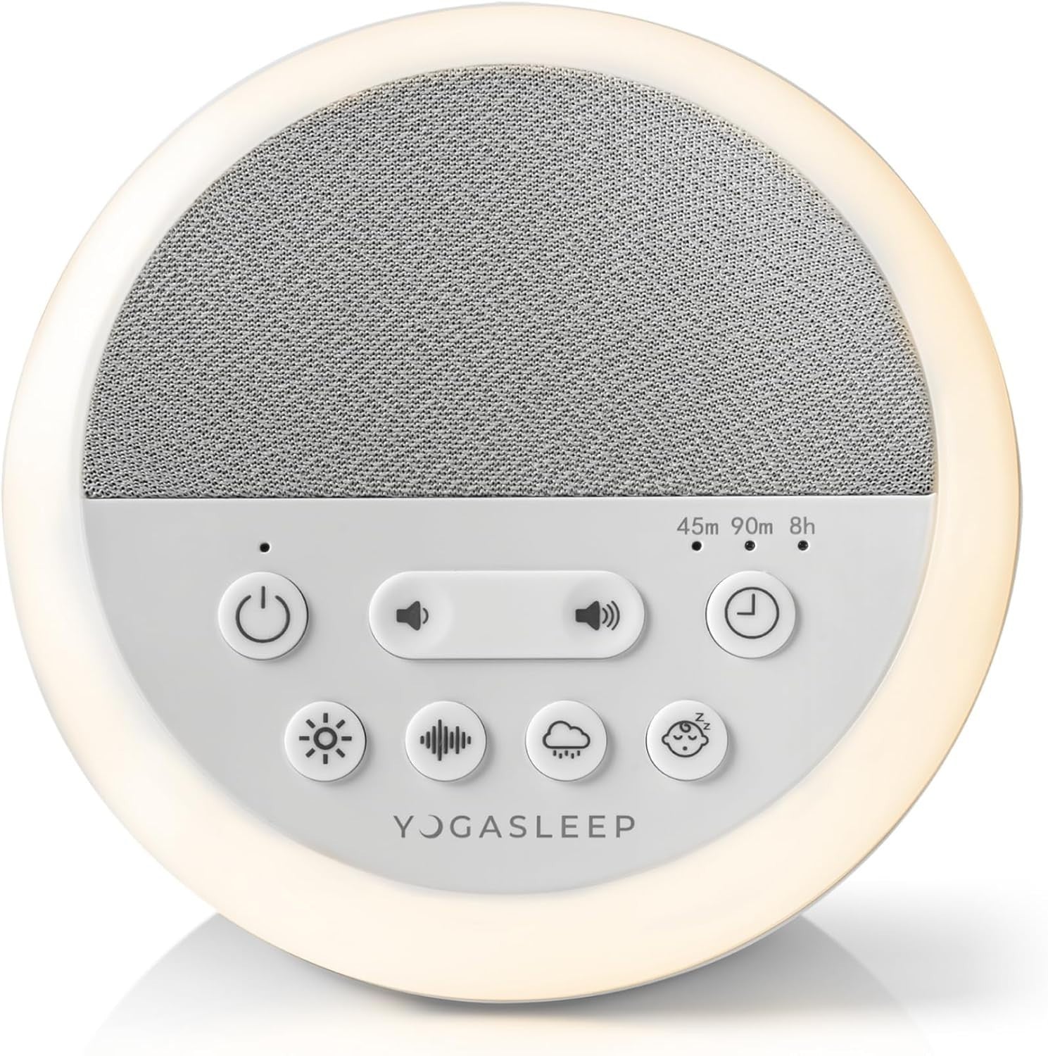 White Noise Machine with 20 Sounds, Sleep Timer & Night Light for Babies & Adult