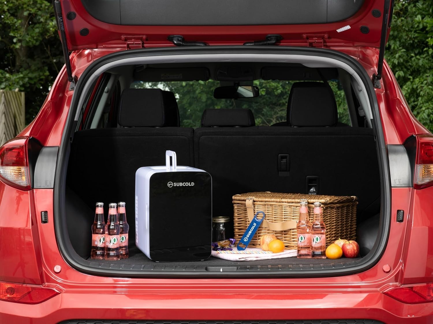 Portable Mini Fridge Cooler & Warmer 10L Compact AC/DC Black Free-Standing