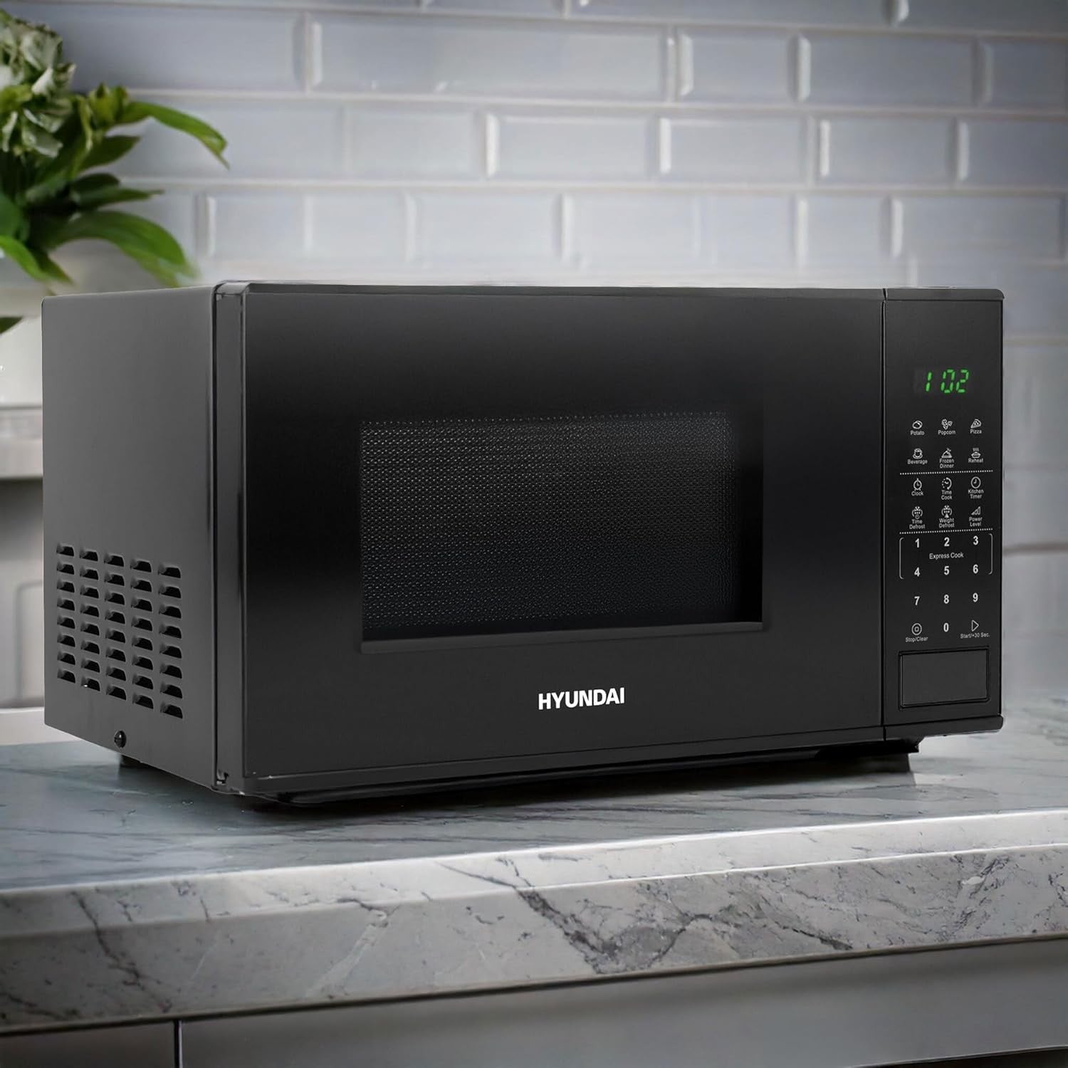 20L 800W Digital Microwave Black 11 Power Child Lock