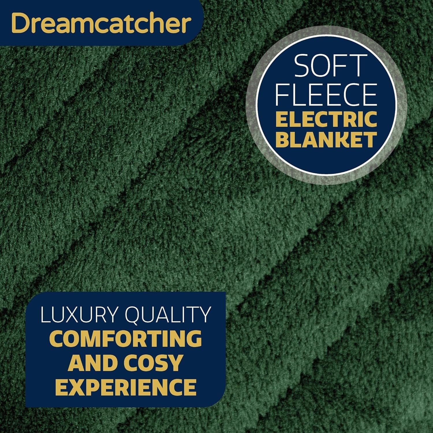 Electric Heated Throw Blanket 160x120cm Soft Fleece 9 Timer Washable
