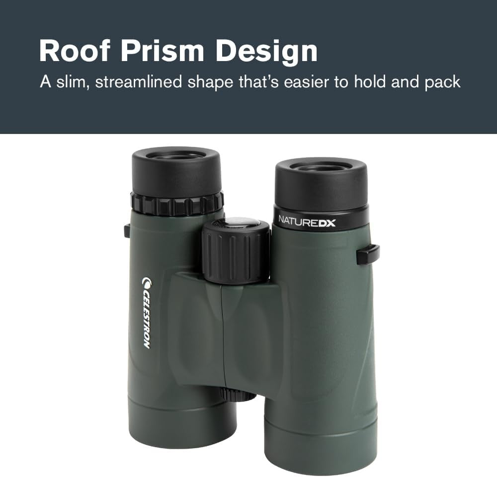 8x42 Waterproof Binoculars HD Wide View Outdoor Birdwatching Hiking Travel