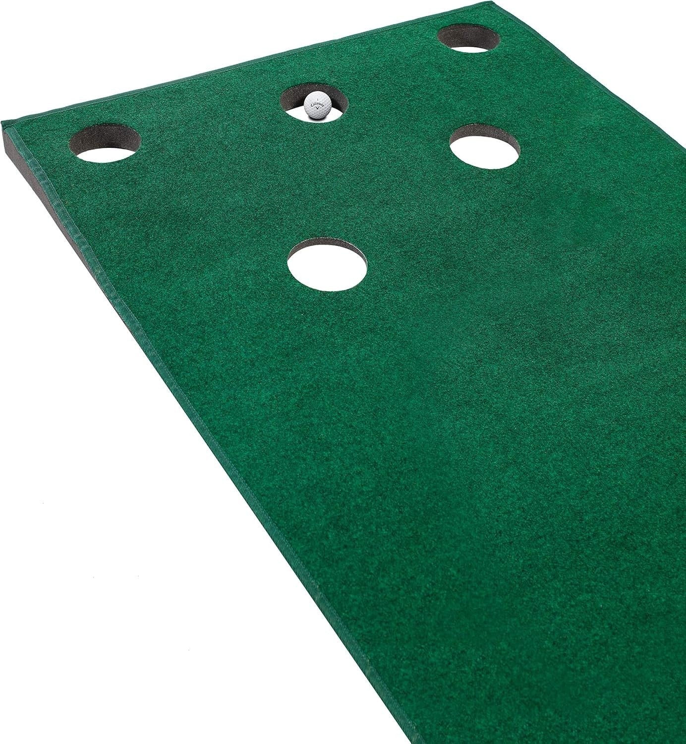 12ft Golf Putting Mat Indoor Practice Green Auto Ball Return Training Aid
