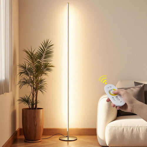 LED Floor Lamp Remote Control Dimmable 3000–6000K Tall Corner Light