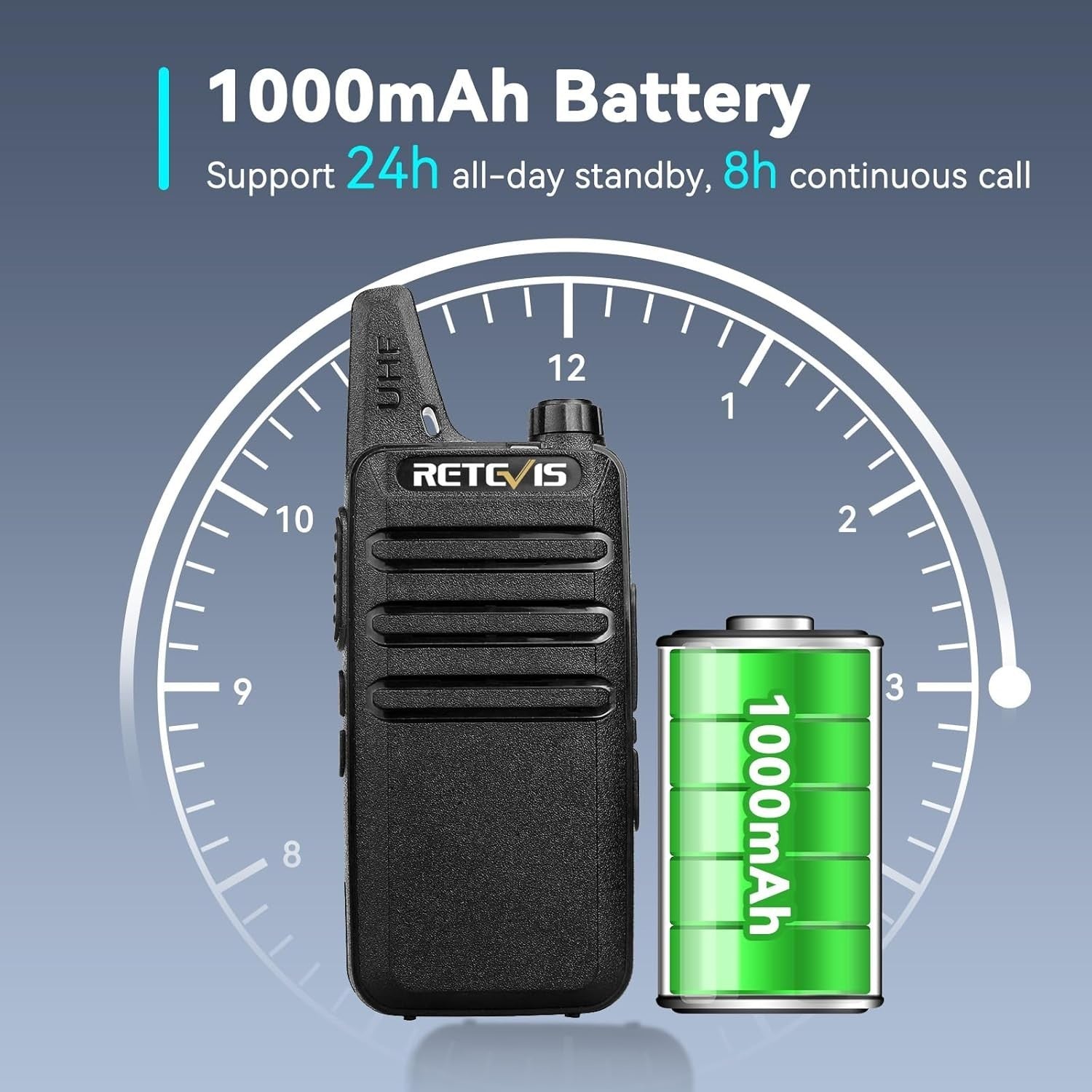 Professional Walkie Talkies 10 Pack PMR446 Rechargeable VOX 2 Way Radios