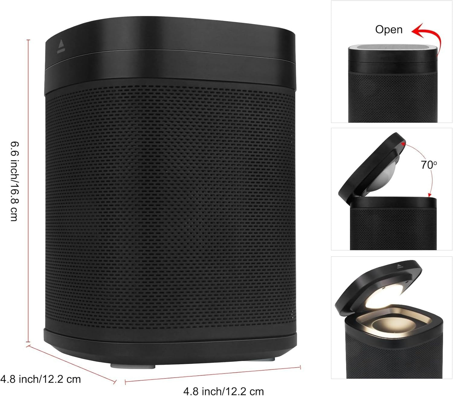 White Noise Sound Machine & Bluetooth Speaker – Sleep Aid with Night Light