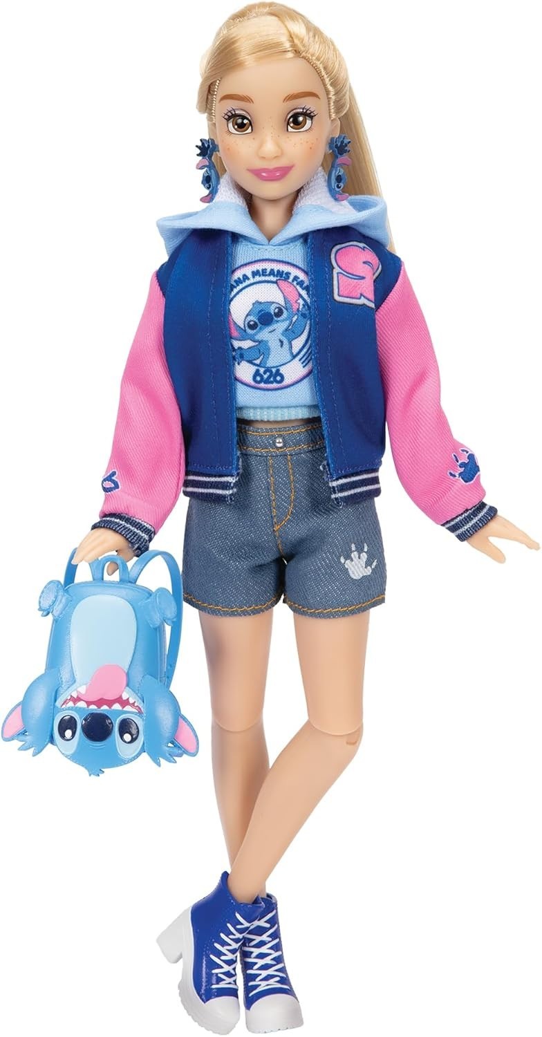 30cm Poseable Fashion Doll Varsity Jacket 2 Outfits Accessories Gift