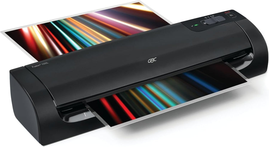 12” Thermal Laminator Easy Use Anti-Jam 4-Min Warm-Up + Pouches